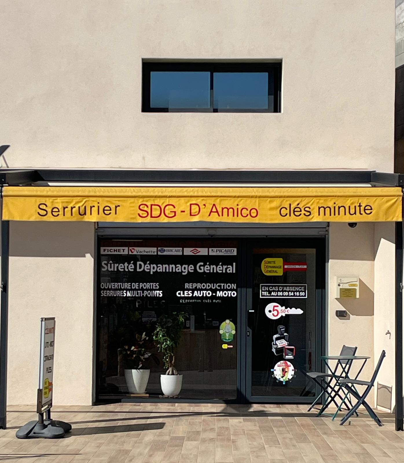 Boutique SDG D'Amico — Serrurier Ajaccio, 173 Avenue du Mont Thabor